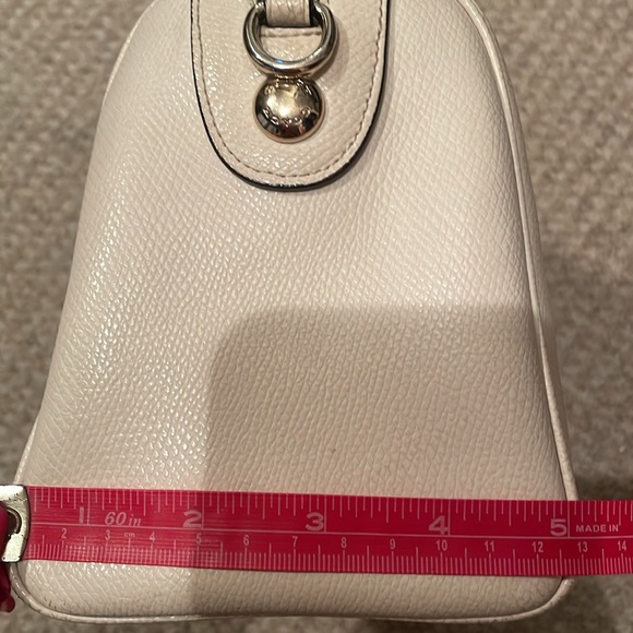 Coach Off-White Leather Satchel - Picture 6 of 9